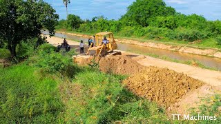 Just Opening New Filling Land Small Project & Completed 100% By Heavy 10wheels Dump Trucks & Dozer