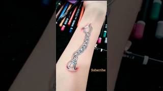 Making chain on hand #tattoolover #painting #tattooart #art #artists #bodytattoo #tattos