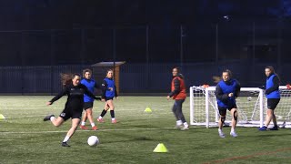 Behind The Scenes | South Shields Women training before final Alnwick Town tie