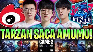 TARZAN SACA AMUMU EN CUARTOS DE FINAL! *BRUTAL* | WBG vs LNG Game 2 CUARTOS DE FINAL WORLDS 2024 LVP