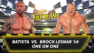 The Most Unlikely WWE Rivals: Batista vs. Lesnar