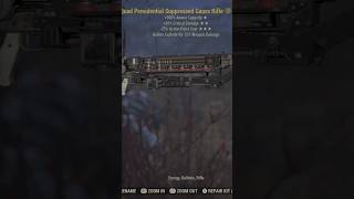 Fallout76: Quad Gauss Rifle is OP! #gaming #fallout #shorts #youtubegaming #funny #gameshorts