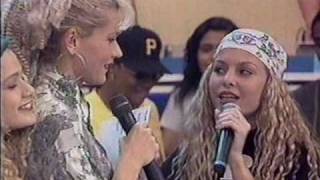 Paquitas New Generation cantando "Não se Reprima" - Planeta Xuxa 28/6/1997