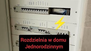 Rozdzielnia 3-fazowa z opisem w domu jednorodzinnym 💥💥💥