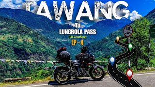 Tawang To Lungrola Pass Via Zemithang | Solo Tawang Ride 2024 On Pulsar N160