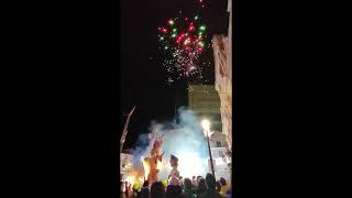 CREMÀ FALLA EL MERCAT (TURIS - VALENCIA)