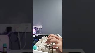 SA keycaps typing sounds