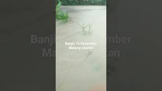 Banjir Menerjang persawahan malang selatan sungai jebol #shorts #banjirbandang