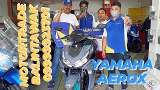 NEW YAMAHA AEROX PRE DELIVERY INSPECTION @ MOTORTRADE BALINTAWAK