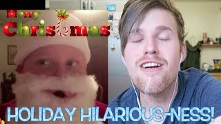 CHRISTMAS TRY NOT TO LAUGH. FORFEIT CHALLENGE!