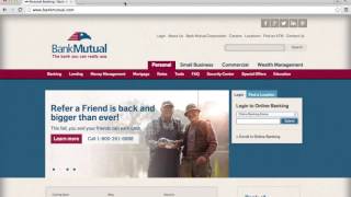 Bank Mutual Online Banking Login Instructions