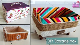 Made From Waste cardboard box | Make beautiful Things using waste material| DIY organiser Making