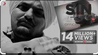 Sidhu Moose Wala - Sin / The Kidd / Official Audio / Latest Punjabi Rap song