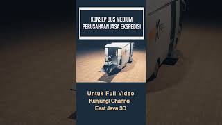 Konsep Bus Medium Untuk Perusahaan Jasa Pengiriman Barang #shorts