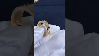 Love 18K Yellow Gold 3 Diamond Ring.
#cartier #jewelry #luxury #giftforher #goldring #gold