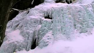 Luck of the Irish Ice Kinsman Notch NH conditions 3-22-13