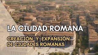 🏛️ CIUDADES ROMANAS 🏛️ Creación y Expansión de las ciudades de Roma. Urbanismo y Arquitectura.