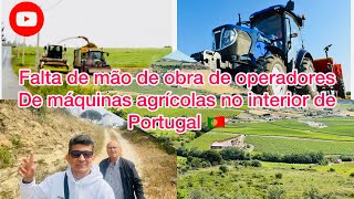 FALTA MÃO DE OBRA- DE OPERADORES DE -MÁQUINAS AGRÍCOLAS -NO INTERIOR DE Portugal 🇵🇹