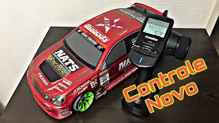 NOVO CONTROLE DO MEU CARRINHO DE CONTROLE REMOTO | RC DRIFT SAKURA D4