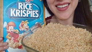 SassEsnacks ASMR: Eating Sounds - Rice Krispies Treats + Recipe