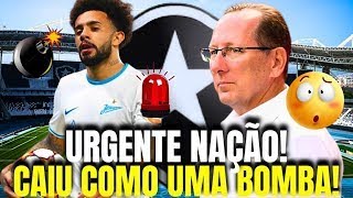 😮 BOMBA! CONTRATAÇÃO HISTÓRIA PARA O GLORIOSO! PEGA TODOS DE SURPRESA! ULTIMAS NOTÍCIAS DO BOTAFOGO