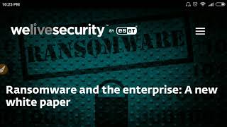 How to protect your Enterprise against Ransomware