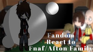 Fandoms reacts to Fnaf/Afton Family // Emerald // [1/6]