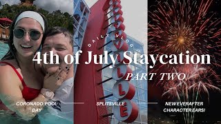 4th of July Staycation! Resort Pool Day, Splitsville Dinner and Disney Springs Shopping (Part 2)