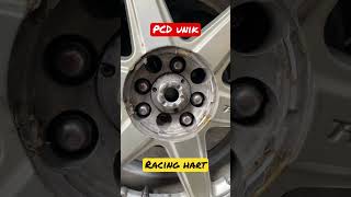 PCD Unik Velg Racing Hart #shorts #nissan #livina #grandlivina #bengkel #bengkelmobil