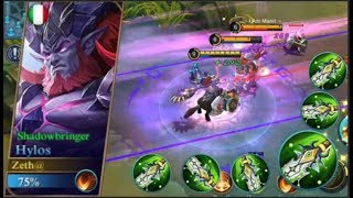 NEW HYLOS SKIN SHADOWBRINGER FULL BLADE OF DESPAIR | DO NOT TRY IT IN RANKED! Mobile Legends update