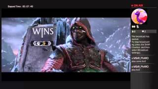 Mortal Kombat X Live PS4 Broadcast