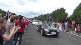 Tour de France as it passes through Steeton