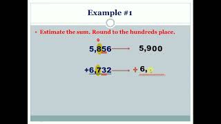 ESTIMATING SUMS AND DIFFERENCES