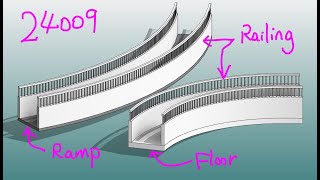 24009 - Simple Railing Exercise (balusters on solid base)