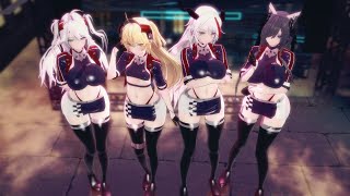 レースクイーンオイゲン・ヒッパー・エーギル・アウグストで【STELLAR - MARIONETTE】【MMD/アズールレーン/AzurLane/KKVMD】