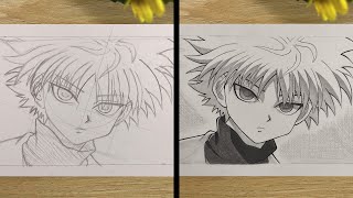 How to Draw Killua zoldyck | drawing tutorial | how to draw anime for beginners