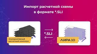 Формат *.sli (ЛИРА-САПР, Stark ES, SCAD Office)