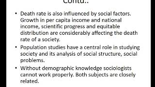 Population and Society Mod 1 Unit 1