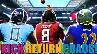 NFL New Signing's Kick Return Chaos!