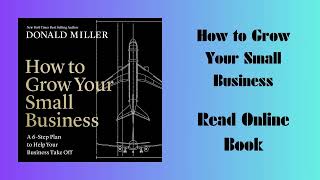 How to Grow Your Small Business | Author by  Donald Miller | Book Reading 📖