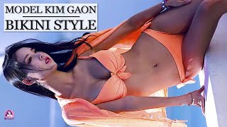 레이싱모델 직캠 김가온 | Stunning Korean Racing Model Kim Gaon FanCam | Orange Bikini Style