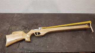 Let's see how this carpenter makes a gun out of wood