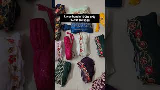 Latest lace bandles #trending #latest#lace#saree#reel#viralvideo