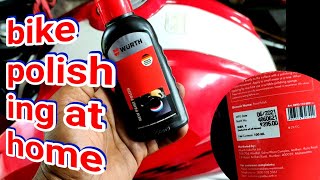 motorcycle polish | wurth bike polish | bike polishing at home