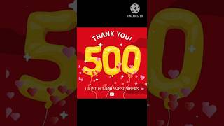 Thank you 500 subscribers complete |500 subscriber #500subscribers#sorts#shortvideo#viral#subscribe