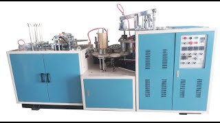 Automatic paper bowl forming machine