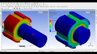 ANSYS Workbench | Hybrid Structural + Thermal Analysis | Nonlinear Contact FE Analysis | GRS |