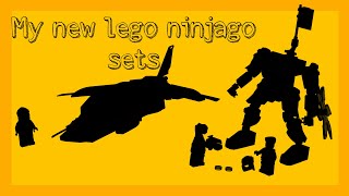 My new lego ninjago sets