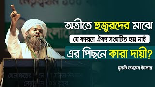 অতীতে হুজুরদের মাঝে যে কারণে ঐক্য সংঘটিত হয় নাই ৷ এর পিছনে কারা দায়ী? মুফতি ফখরুল ইসলাম