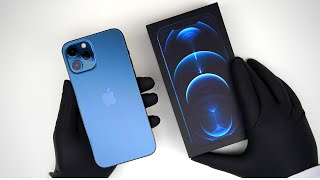 Apple iPhone 12 Pro Max Pacific Blue Unboxing + Gameplay